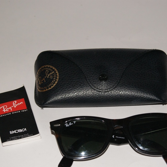 ray ban polarized wayfarer sunglasses